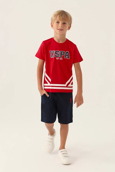 U.S. Polo Assn. U.S. Polo Assn Licensed Est Red Boy Bermuda Suit