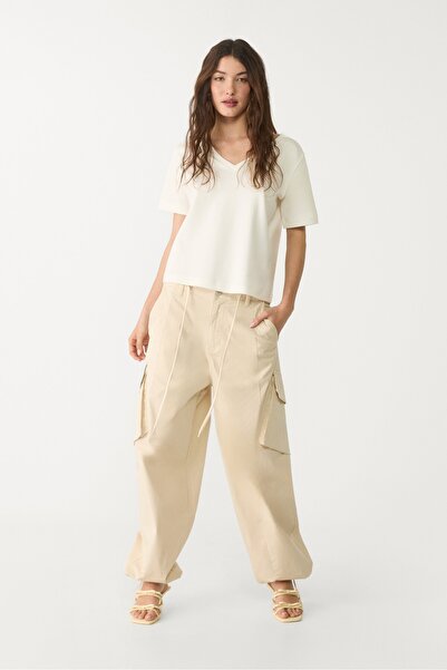 Stradivarius Basic regular fit cotton T-shirt