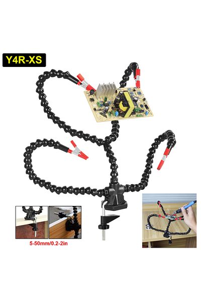 Choice Usb Dc 5v Y4r-xs Toolour Soldering Helping Hands Third Hand Tool With 3x Magnifier Led Flashlight Us