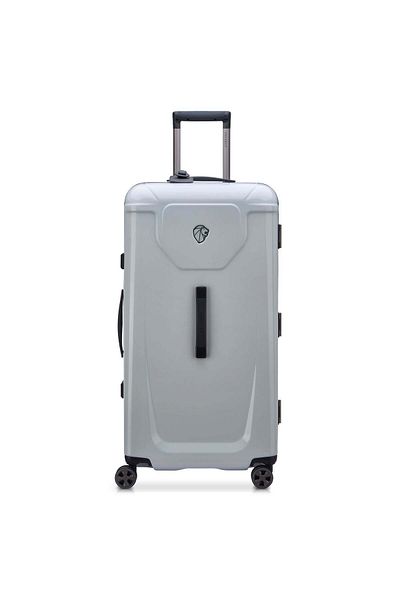 Peugeot Voyages 80cm Hardcase 4 Double Wheel Check-In Luggage Trunk Trolley White
