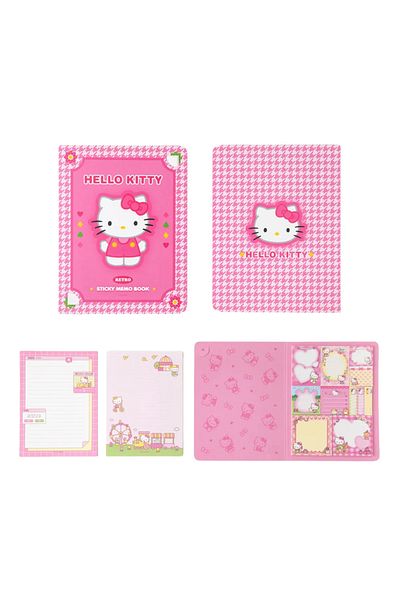 JOY TOP Kitty Kawaii Cute Sanrio Convenience Book My Melody Kuromi Hello Kitty Note Book Paste Notepad Stati