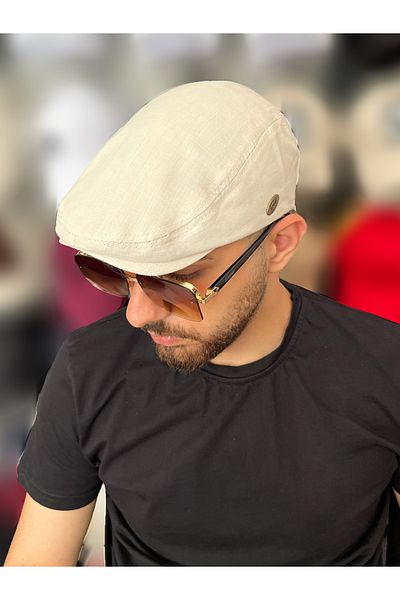ZERAMİNE London Cap Hat Elastic Summer Cream