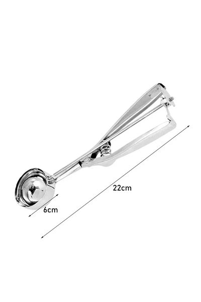 Choice 6cm Cookie Scoop With Trigger For Kitchen Family Ice Cream Cookie Cupcake Muffin Meatbal Stainless S