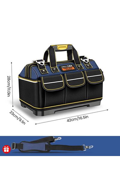 Choice 16inch3317 Airaj Multifunctional Tool Bag Large Capacity Oxford Canvas Waterproof Bag Wear-resistant