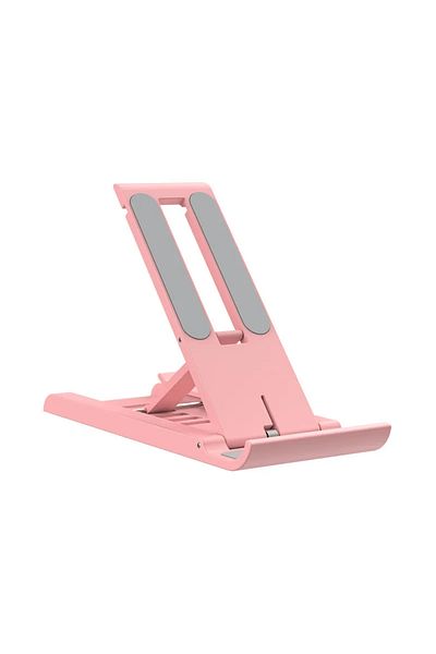 Vikefon Pink Desktop Phone Holder Stand Foldable Portable Tablet Stand Desk Lazy Bracket For Iphone 13 Pro I