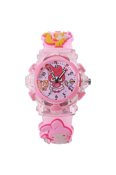 SANRIO My Melody Watch Kawaii Melody Cinnamoroll Children Led Luminous Watch Kuromi Hello Kitty Stud