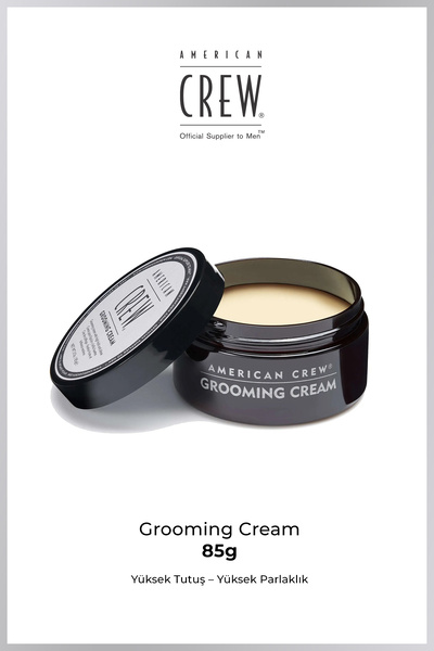 American Crew Grooming Cream 85G – Yüksek Parlaklık & Güçlü Kontrol | Erkek S...
