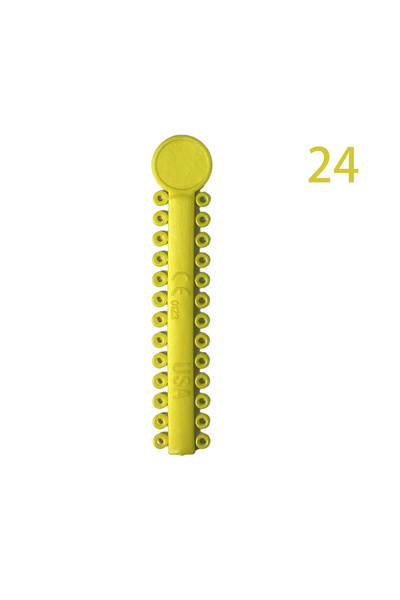 Choice 24 PIORPOY 40Sticks أربطة مرنة تقويم الأسنان ملونة لأقواس طب الأسنان B