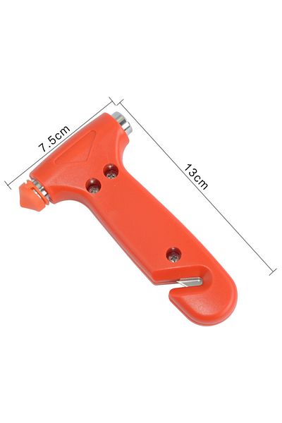 Choice A 1pc Car Safety Hammer Auto Emergency Glass Window Breaker Cut Seat Belt Emergency Rescue Escape To