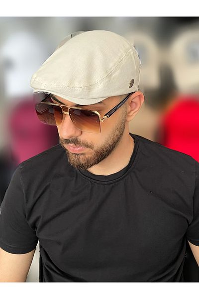 ZERAMİNE London Cap Hat Elastic Summer Cream