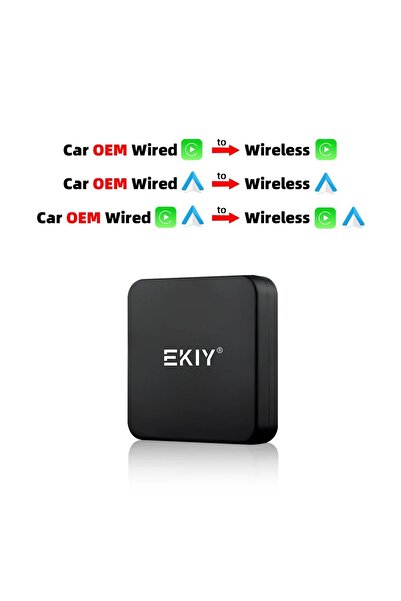 Choice دونجل كاربلاي لاسلكي 2 في 1 من إيكياي، متوافق مع CP أو AA، محول أندروي...