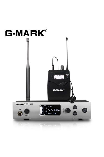 Choice G5-1-usplug Wireless In Ear Monitor System G-mark G5.1iem Uhf Mono Single Channel Frequencies Seleca