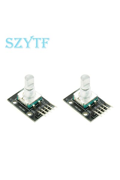 SZYTF 2pcs 1-10pcs 360 Degree Rotary Encoder Module Ky-040 Brick Sensor Development Board With Knob Cap Po