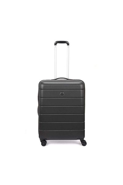 Delsey Maringa 55cm Softcase Expandable 4 Double Wheel Cabin Luggage Trolley Purple