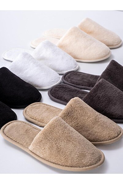 Ender Home Non-Slip Thin Design Velvet Slippers - for Maternity, Bathroom, Home, Hotel