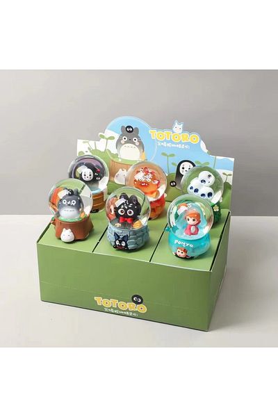 BANDAI A039 Multiple Styles Hayao Miyazaki Anime Fairy Tale Elves Scene Version Blind Box Figurine Furnitur