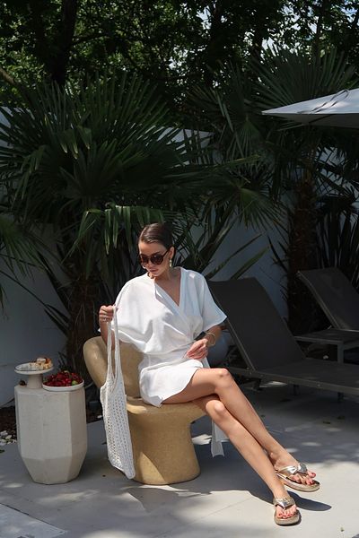 Swass Palma Summer Maya Dress White