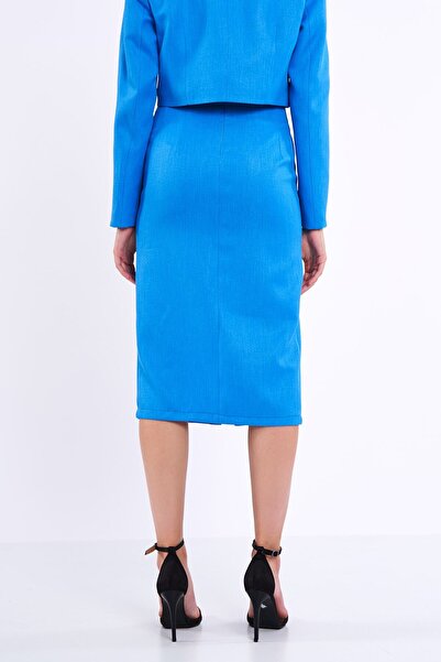 Swass KADIN KETEN MİDİ BOY ETEK