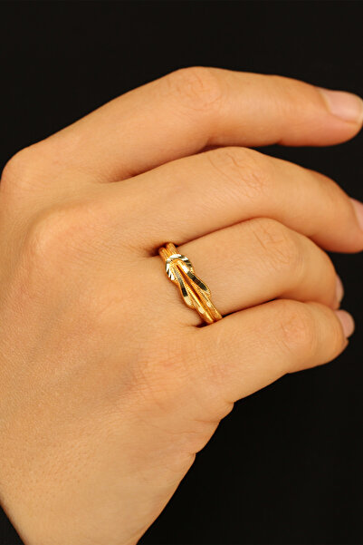 Çgk Çiğdem Gürel Kuyumculuk Aşk Düğümü Altın Yüzük