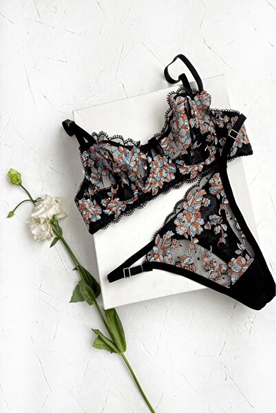 gc gece incisi Бюстгальтер з квітковим принтом