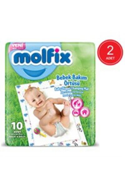 Molfix Bebek Bakım Örtüsü 10lu 60x60 Cm (alt Acma ) 2'li
