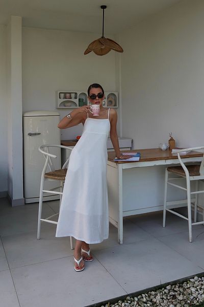 Swass Palma Summer Casey Strap Dress White