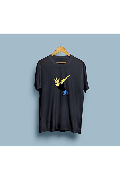 Bahriyeli Collection تي شيرت للجنسين بتصميم جوني برافو كبير الحجم