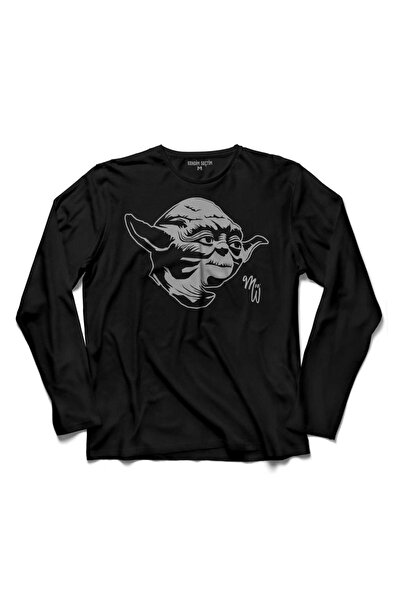 Kendim Seçtim Star Wars Yoda Star Wars majica dugih rukava Štampano za decu T...