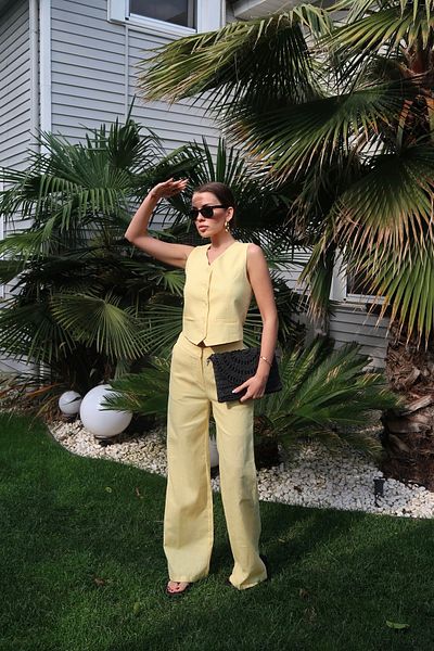 Swass Palma Summer Amber Linen Trousers