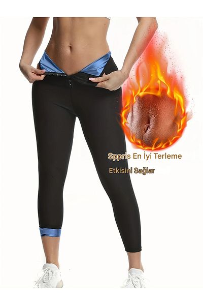 SAUNA SUIT Women's High Waist 3 Stage Agraph Thermal Leggings