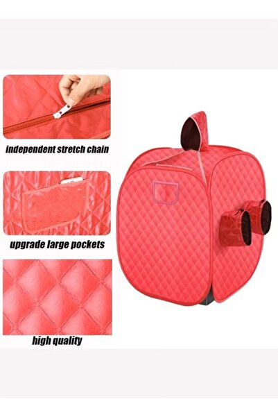 Fitness World جهاز حمام ساونا منزلي مع كرسي ووحدة تحكم، خيمة ساونا لشخصين،