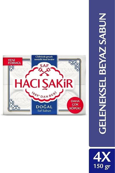 Hacı Şakir Natural Mold Soap 4x150 gr