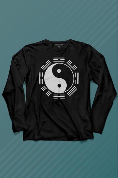 Kendim Seçtim Hyuga Clan Simbol Personaje Ying Yang Naruto Tricou cu mânecă l...