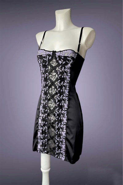 Gece İncisi Cămașă de noapte elegantă detaliată din dantelă și panglică