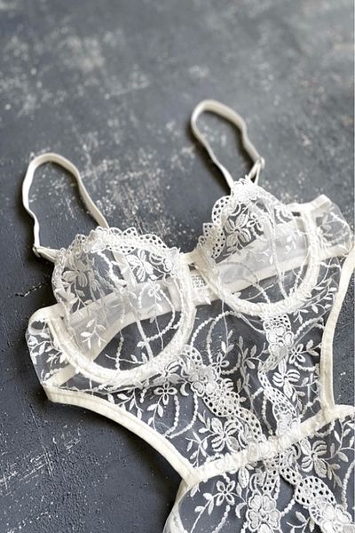gc gece incisi Bodysuit - Floral Detailed Design