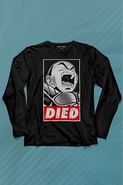 Kendim Seçtim Dragon Ball Krillin Anime serija Urban majica dugih rukava Štam...