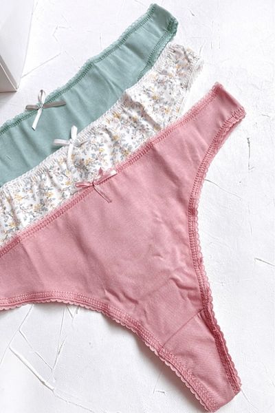 gc gece incisi Cotton Thong Set of 3