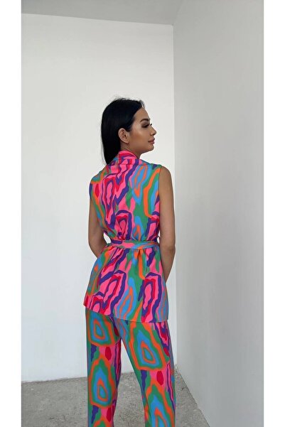 Swass Γιλέκο με ζωσμένο σχέδιο