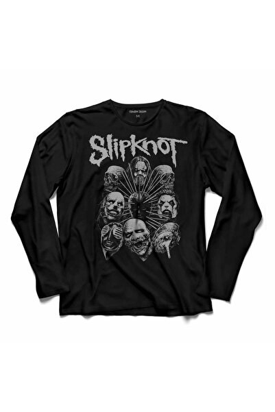Kendim Seçtim Tricou cu mânecă lungă Slipknot Rock Band, fondată în 1995