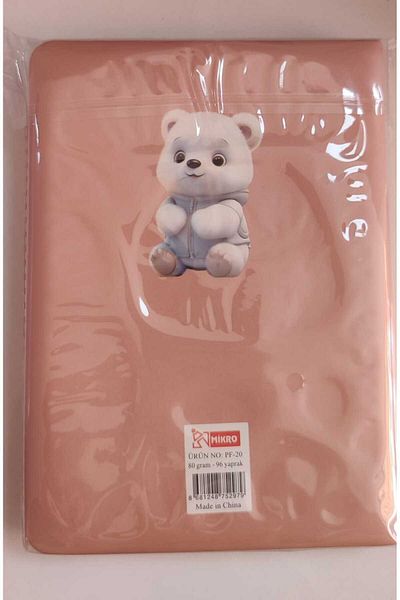 Mikro Puffy Pf-20 Cute Bear Girl Notepad