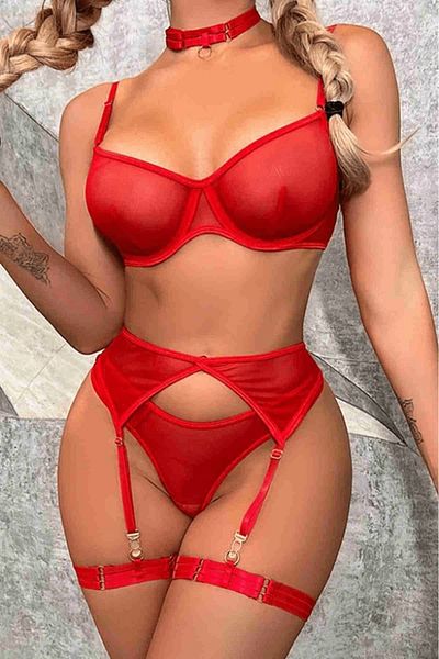 gc gece incisi Garter Set - Ring Detailed