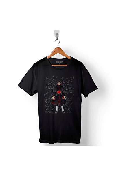 Kendim Seçtim Naruto Nanatsu Itachi Crow Crow Štampano majica unisex T-shirt