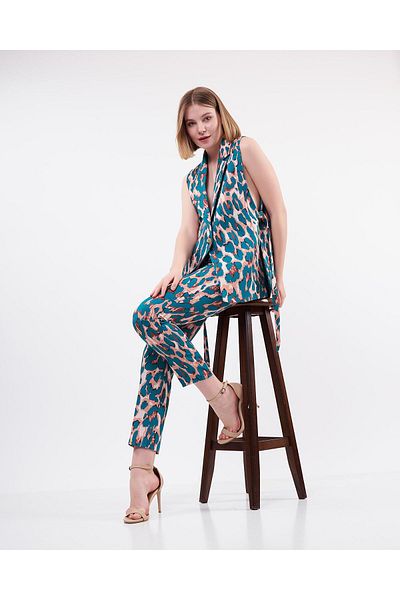 Swass Patterned Buckle Vest