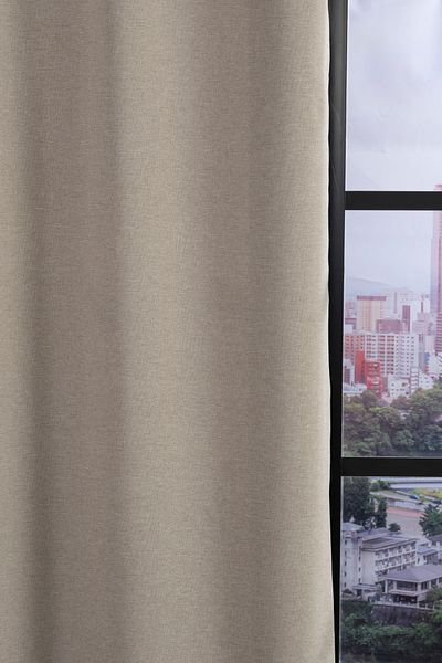 Premier Home Ibiza Background Curtain 140X270 Gray