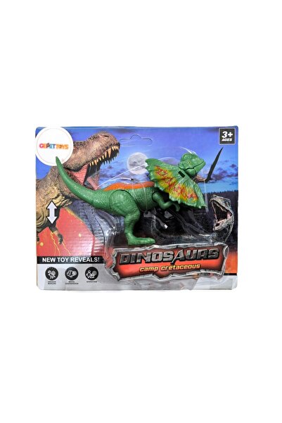 Gepettoys Ws5305 Ağzı Ve Eklem Yerleri Hareket Ettirilebilir Dilophosaurus Di...