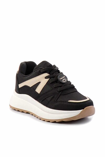 Bambi Black Mesh Women's Sneaker K01412600022