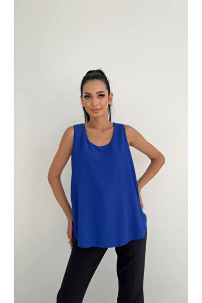 Swass Bluză cu mâneci zero cu croială relaxată