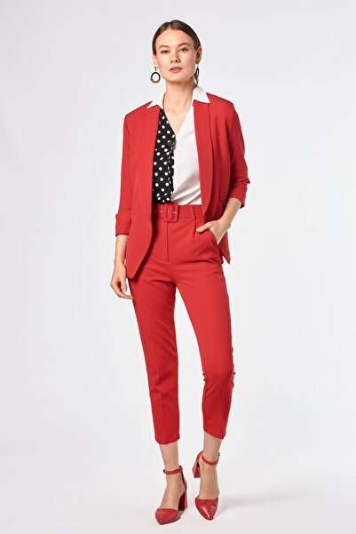 Swass CLASSIC RED PANT WITH BELT
