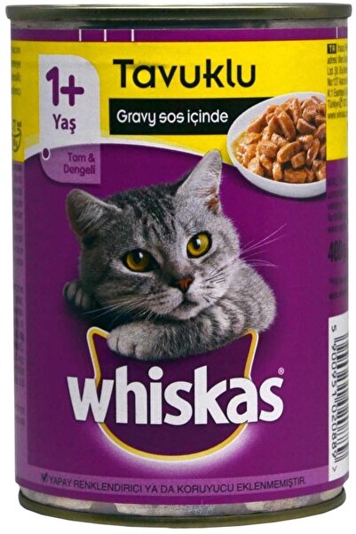 Whiskas Tavuklu 400 gr Yetişkin Kedi Konservesi