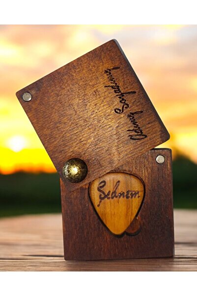 Donizetti Kişiye Isime Özel Ahşap Pena Kutusu 1 Pena Hediye - Müzik Severlere...